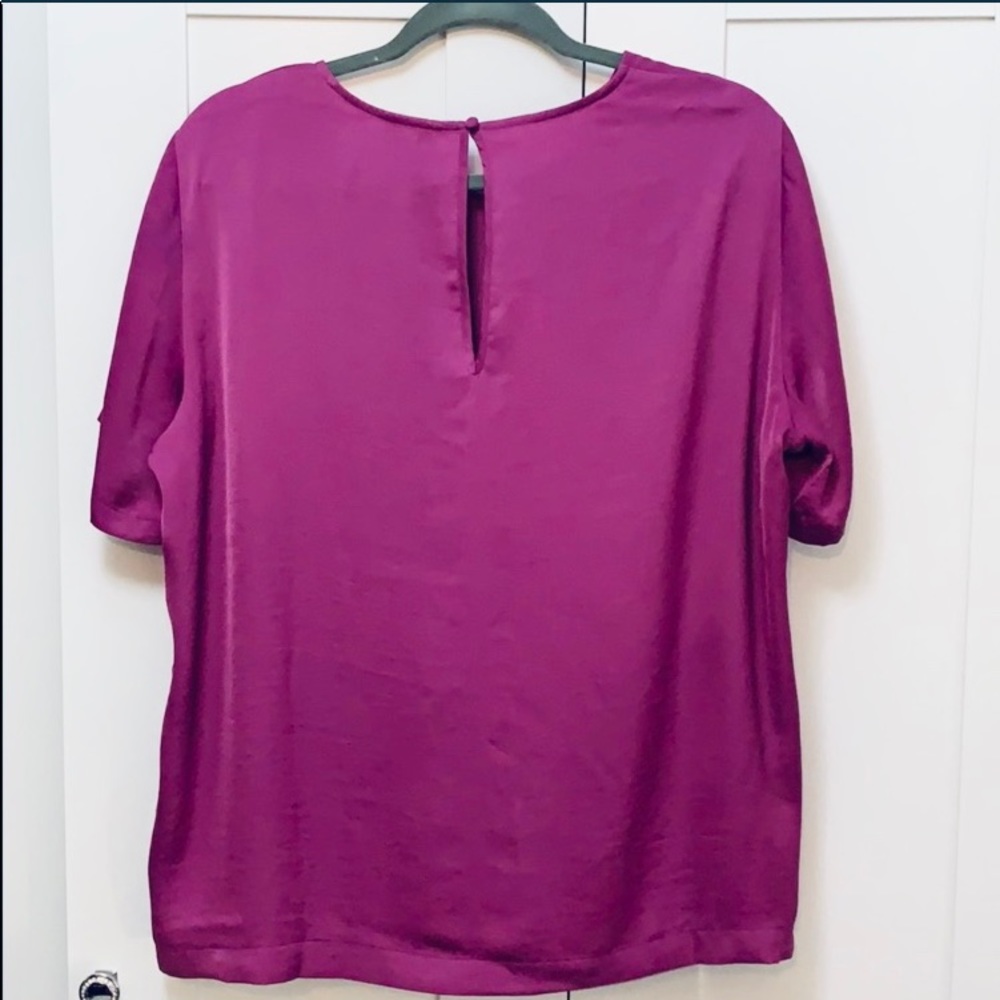 NEW! A New Day Purple SatinTop XXL - Picture 2 of 4